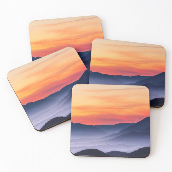 Item preview, Burning sunset and fog in valley designed and sold by Patrik Lovrin.