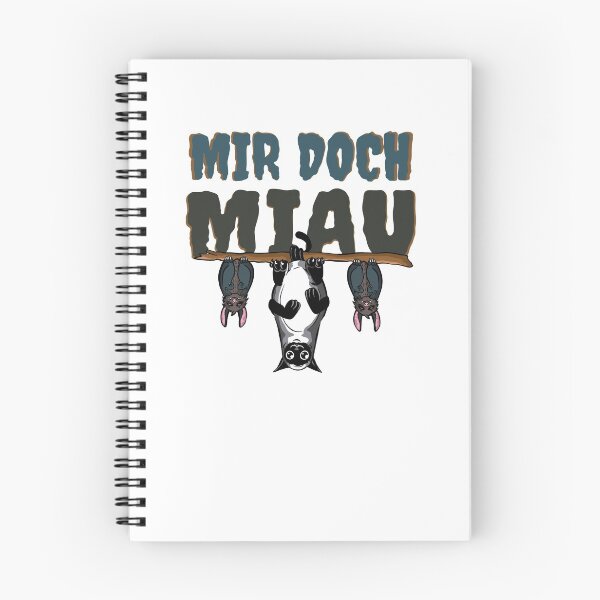 Item preview, Mir Doch Miau - Meow Cat Cats Halloween Bat designed and sold by Tig3rE.