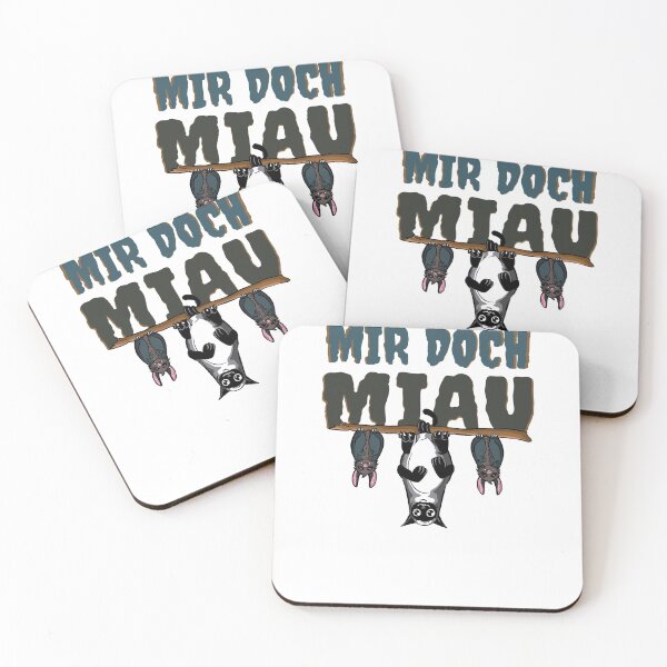 Item preview, Mir Doch Miau - Meow Cat Cats Halloween Bat designed and sold by Tig3rE.