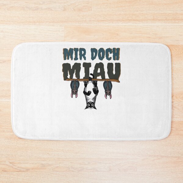 Item preview, Mir Doch Miau - Meow Cat Cats Halloween Bat designed and sold by Tig3rE.