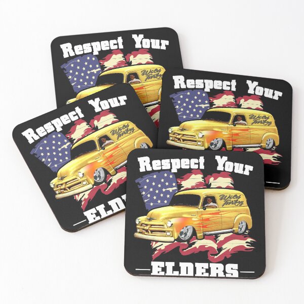 Item preview, Funny Car Guy - Respect Your Elders Classic Panel Truck designed and sold by CharJens.