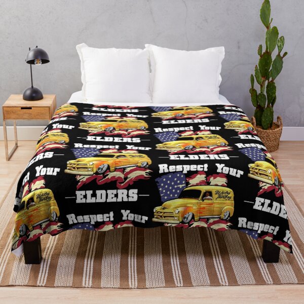 Item preview, Funny Car Guy - Respect Your Elders Classic Panel Truck designed and sold by CharJens.
