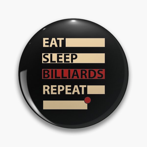 Item preview, EAT SLEEP BILLIARDS REPEAT designed and sold by diego75bcn.