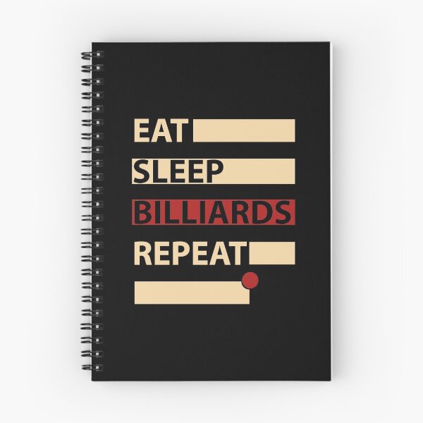 Item preview, EAT SLEEP BILLIARDS REPEAT designed and sold by diego75bcn.