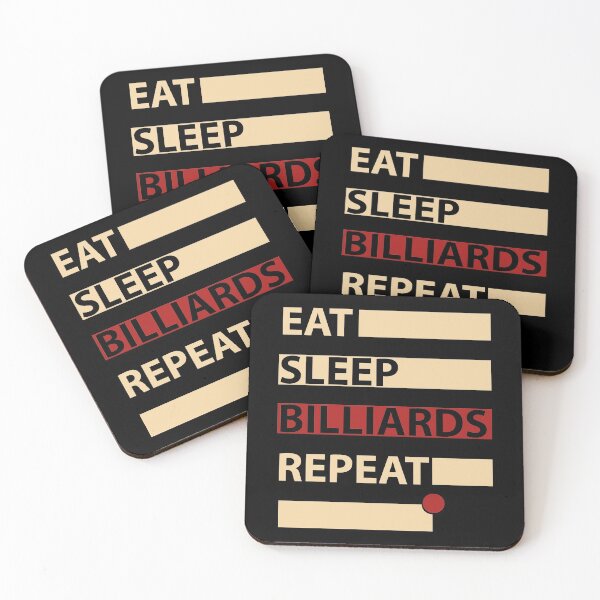 Item preview, EAT SLEEP BILLIARDS REPEAT designed and sold by diego75bcn.