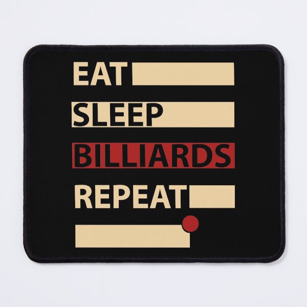 Item preview, EAT SLEEP BILLIARDS REPEAT designed and sold by diego75bcn.