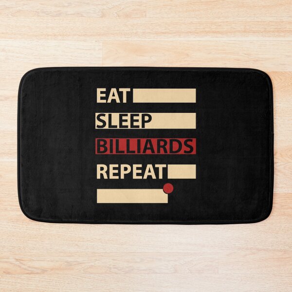 Item preview, EAT SLEEP BILLIARDS REPEAT designed and sold by diego75bcn.