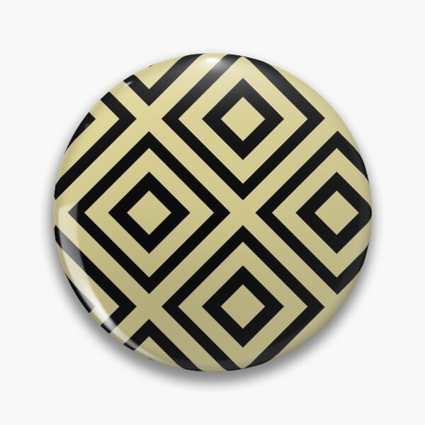 Item preview, Black and Yellow Tessellation Line Pattern 40 - Diamond Vogel 2022 Popular Color Fire Dance 0799 designed and sold by ColorOfTheYears.