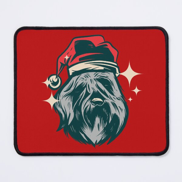 Item preview, The Christmas Schnauzer, or Possibly Sheep Dog Shepherd Dog or Bouvier des Flandres designed and sold by PinkDonutTees.