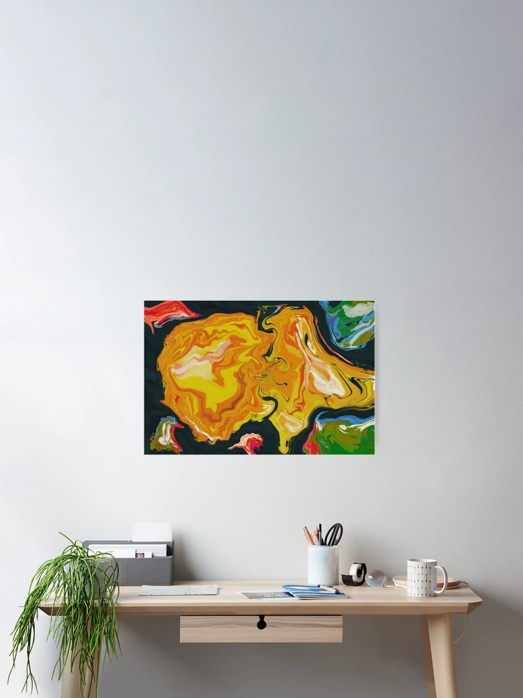 Thumbnail 2 of 3, Poster, Abstract Distorted designed and sold by SammyShopTH.