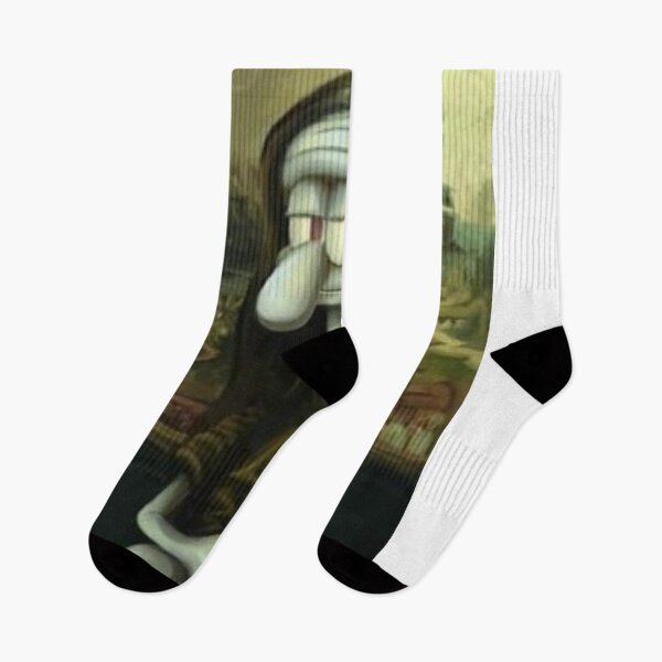 Item preview, Squidward monalisa art designed and sold by JumboJungle.