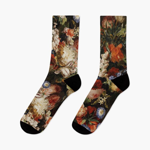 Item preview, Antique Midnight Baroque Flower Botanical Night Garden Nightgarden designed and sold by UtArt.