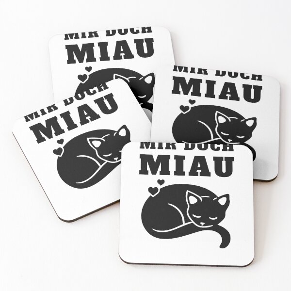 Item preview, Mir Doch Miau - Meow Cat Cats designed and sold by Tig3rE.