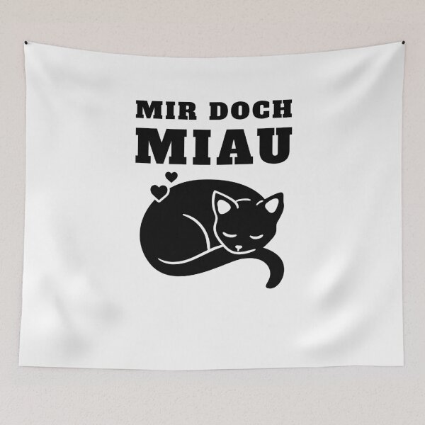Item preview, Mir Doch Miau - Meow Cat Cats designed and sold by Tig3rE.