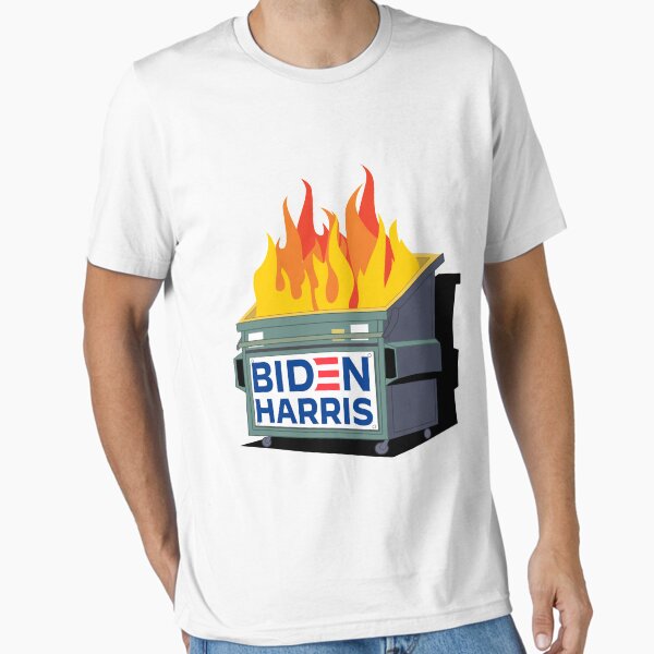 Biden Harris Dumpster Fire Essential T-Shirt