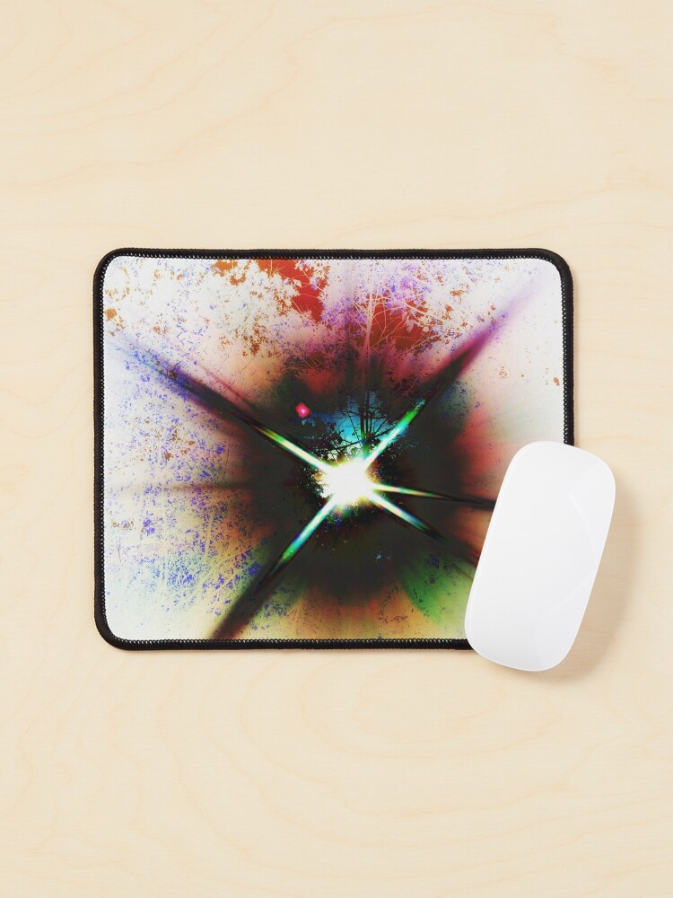 Thumbnail 1 of 5, Mouse Pad, The Forest Starburst designed and sold by kinkatstyle.