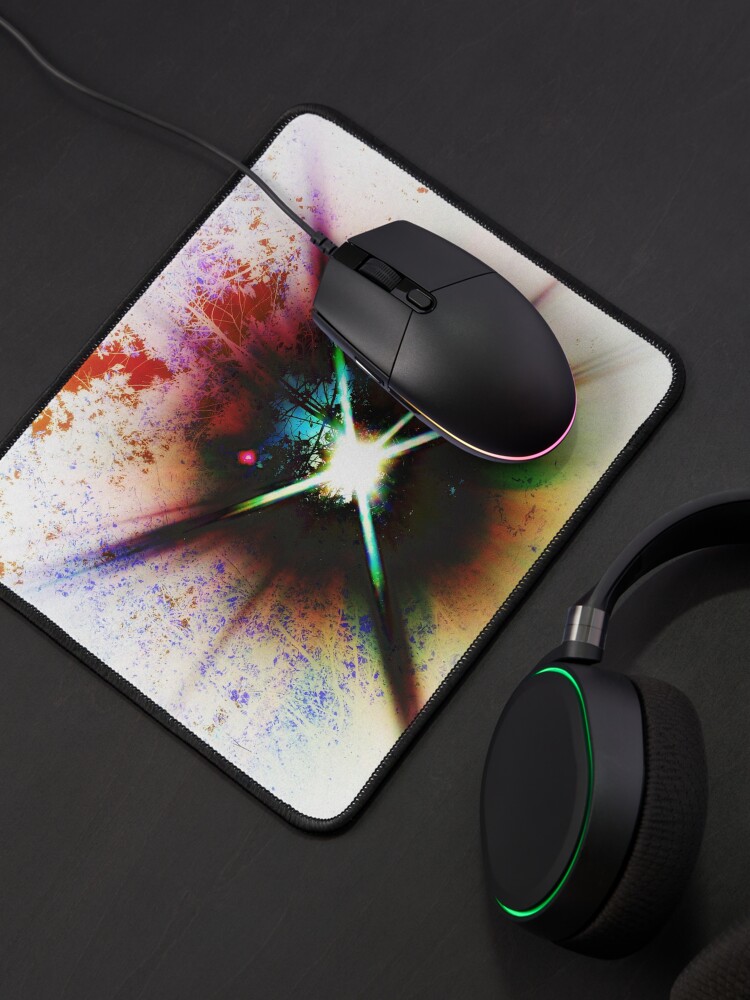 Thumbnail 4 of 5, Mouse Pad, The Forest Starburst designed and sold by kinkatstyle.