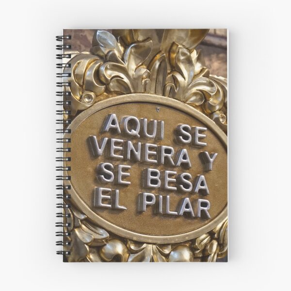 Item preview, el pilar zaragoza aqui se venera y se besa el pilar monuments history city designed and sold by Tropical Blood.