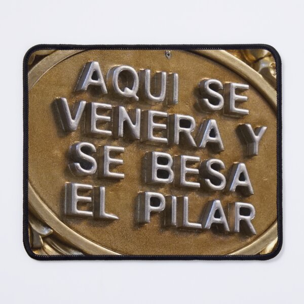 Item preview, el pilar zaragoza aqui se venera y se besa el pilar monuments history city designed and sold by Tropical Blood.