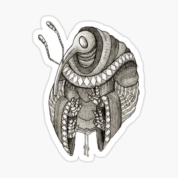 weevil wizard Sticker