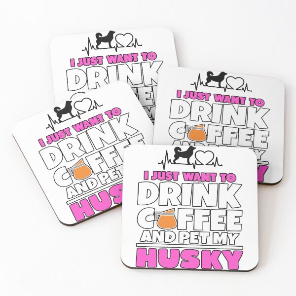 Item preview, Coffee And A Husky designed and sold by Buzzbazaar.