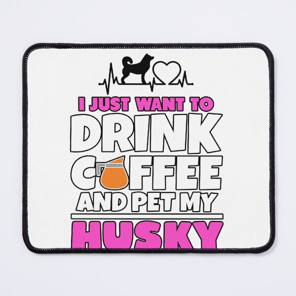 Item preview, Coffee And A Husky designed and sold by Buzzbazaar.