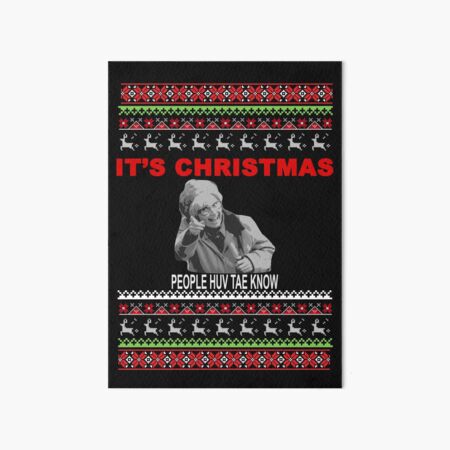 Vista previa del artículo con la obra «Still Game Christmas Isa», diseñado y vendido por boxoflyrics.