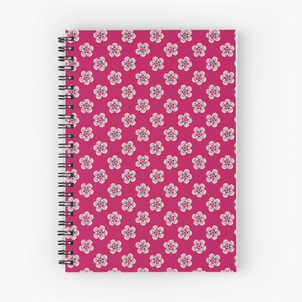 Item preview, Julie’s Garden Big Pink Flowers Red  designed and sold by ToEllaBloom.