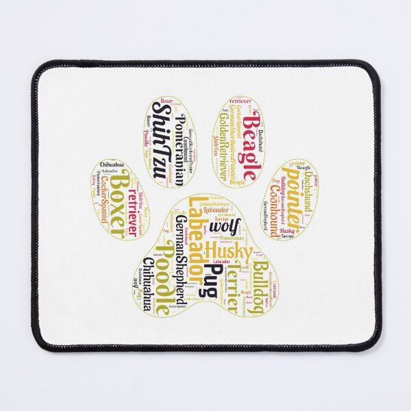 Item preview, Paw Print Shape Word Art designed and sold by Obitez.