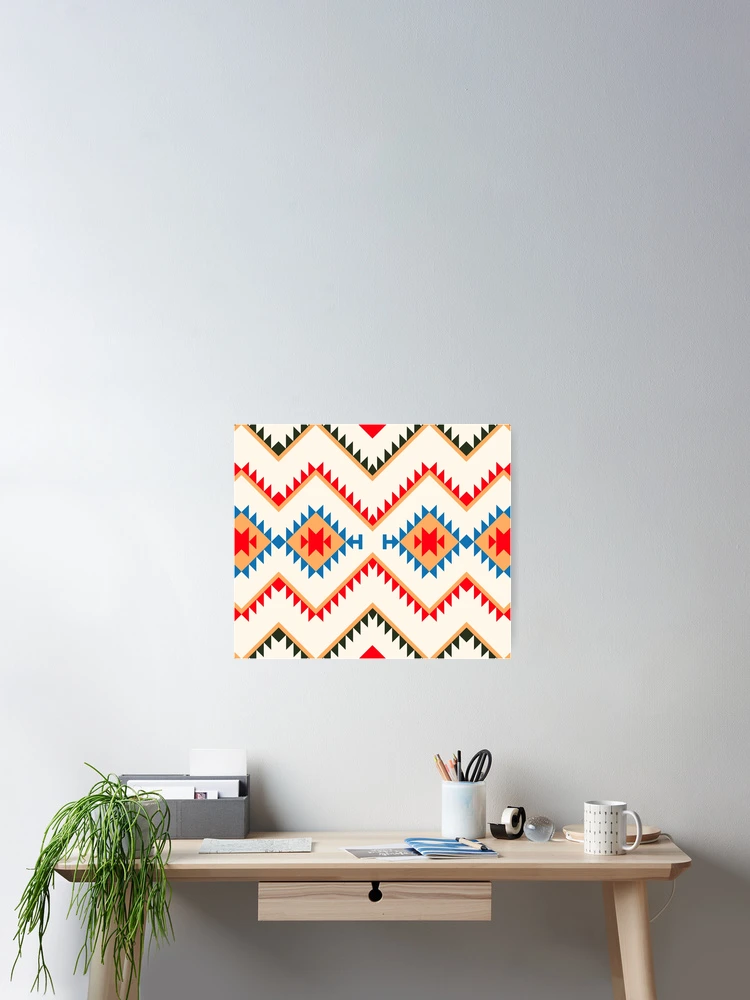 Thumbnail 2 of 3, Poster, Aztec Fall Colors designed and sold by randomorder.