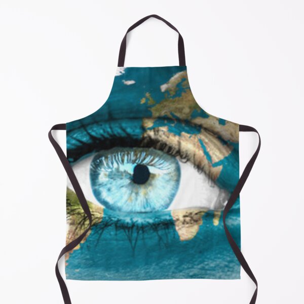 Item preview, Planet earth and blue human eye designed and sold by Dbanksdesign.