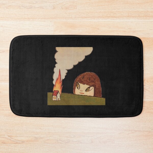 Item preview, yoshitomo nara burning house painting   designed and sold by Mathewdesign.