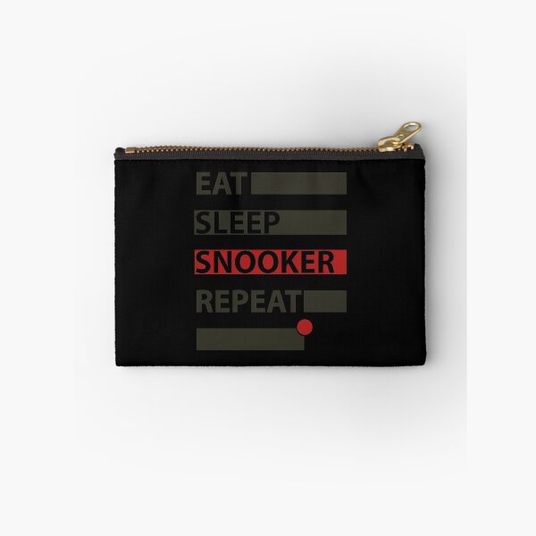 Item preview, EAT SLEEP SNOOKER REPEAT BLACK designed and sold by diego75bcn.