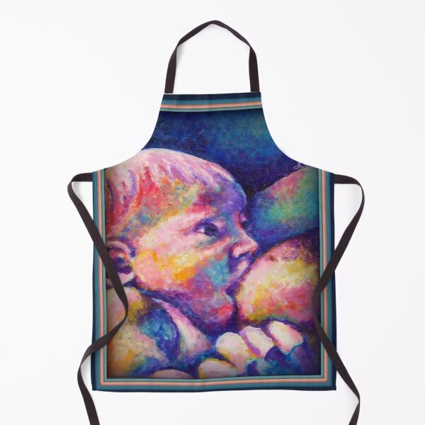Aperçu de l'œuvre Bébé qui allaite créée et vendue par OBXLisaArt.
