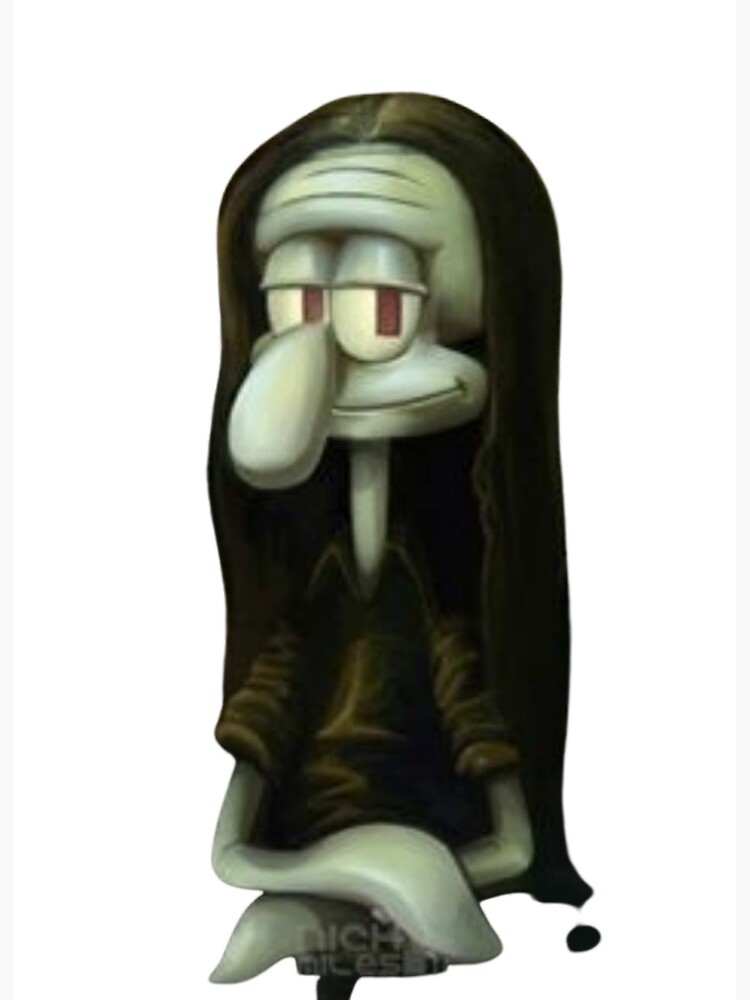 squidward mona lisa poster