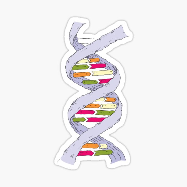 Science DNA Art - Genetic Kaleidoscope | Sticker