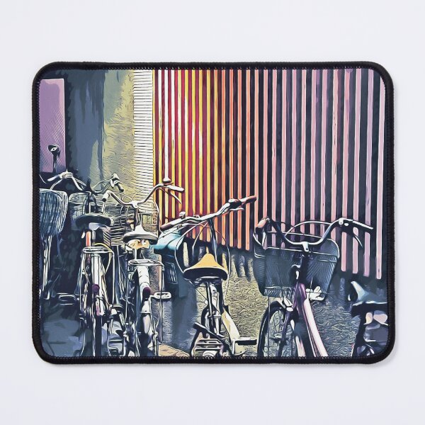 Item preview, Night-time Bicycles Illustration designed and sold by SofiaAlves.