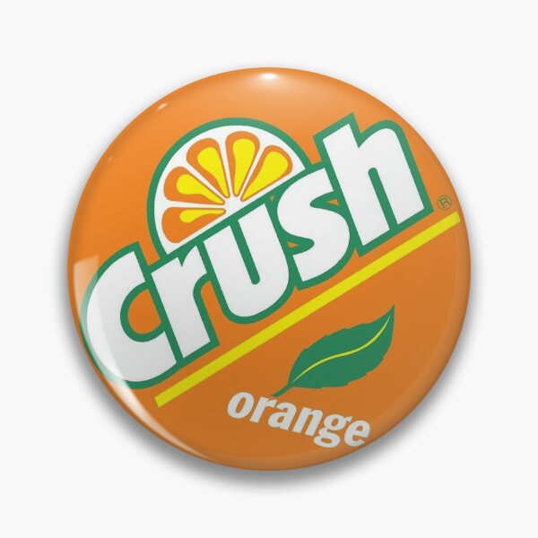 Item preview, Crush orange old Logo Sticker designed and sold by CNDPopculture.