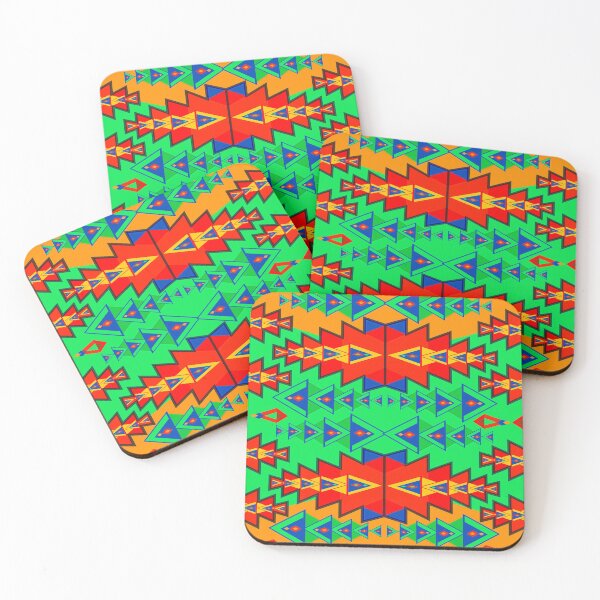 Item preview, Aztec Helix in Crisp Warm Colors designed and sold by randomorder.