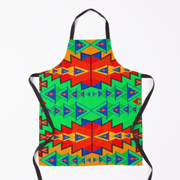 Item preview, Aztec Helix in Crisp Warm Colors designed and sold by randomorder.