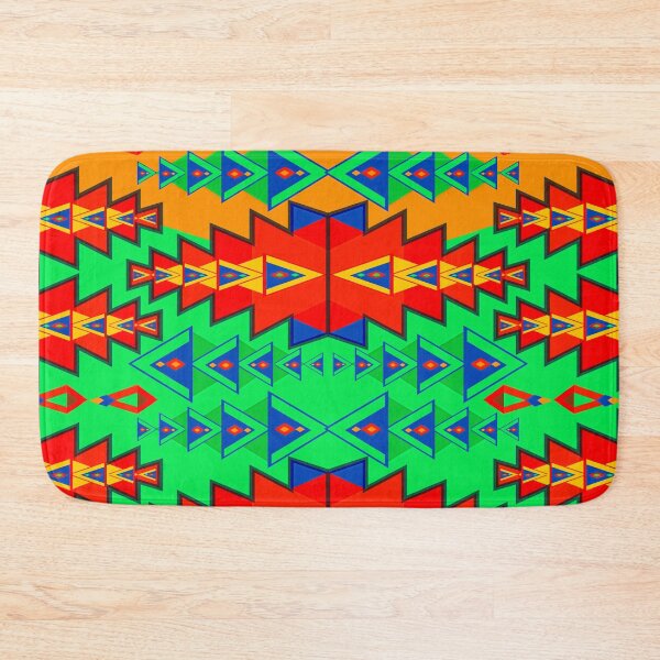 Item preview, Aztec Helix in Crisp Warm Colors designed and sold by randomorder.