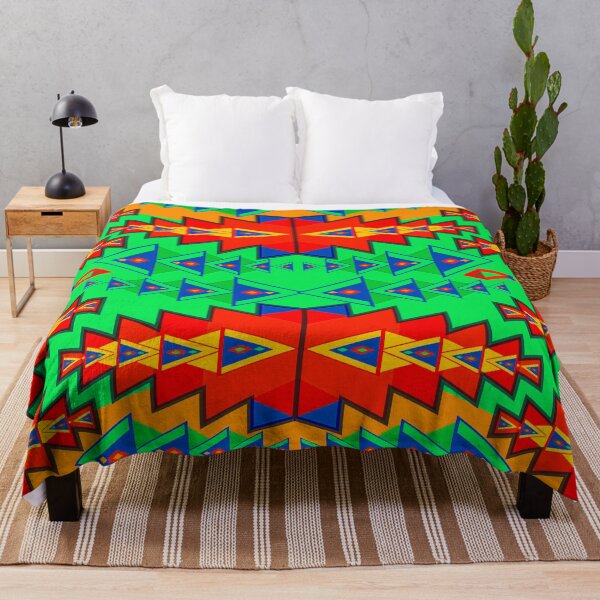 Item preview, Aztec Helix in Crisp Warm Colors designed and sold by randomorder.