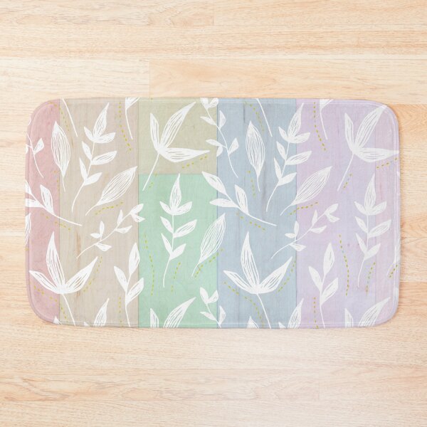 Item preview, Leaves Overlay Pastel Rainbow Wood Planks designed and sold by Designs By YL.