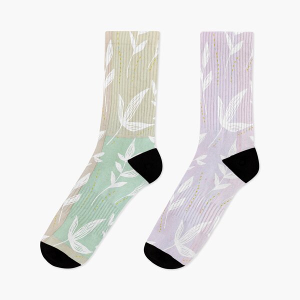 Item preview, Leaves Overlay Pastel Rainbow Wood Planks designed and sold by Designs By YL.