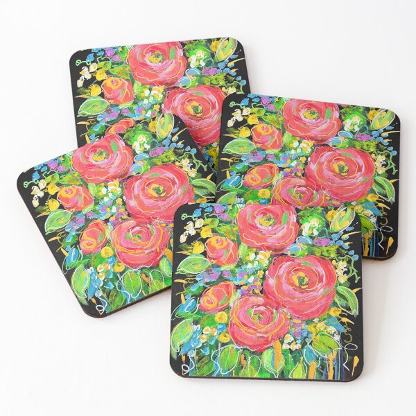 Item preview, Abstract Floral Red designed and sold by Sandra Lett.