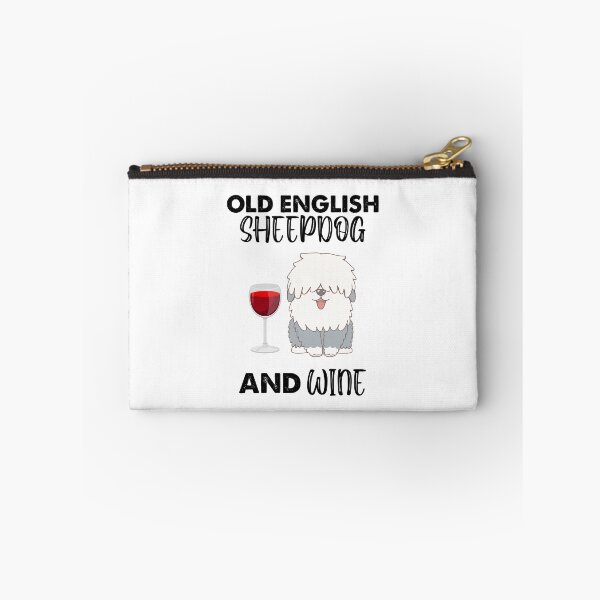 Item preview, Old English Sheepdog And Wine, Old English Sheepdog Mom designed and sold by SportyDogShop.