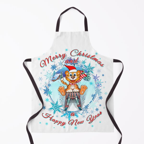 Item preview, Merry Christmas on Sleigh / Merry Christmas and a Happy New Year/ Year of the Tiger designed and sold by saf-saf.