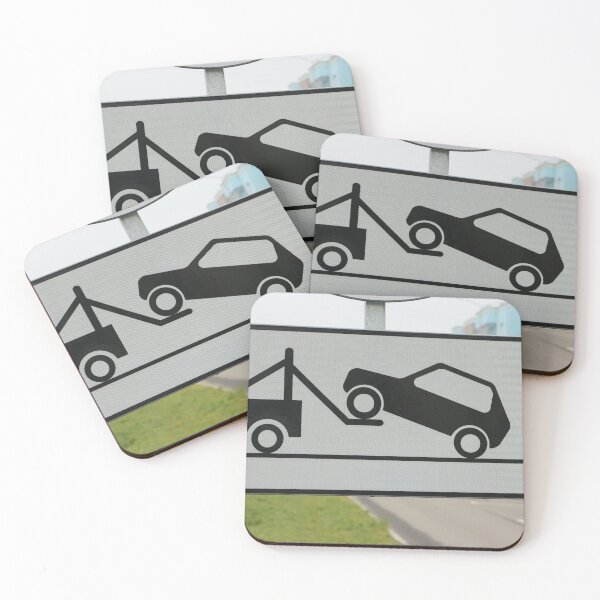 Item preview, sign of tow truck with reflective layer designed and sold by mrivserg.
