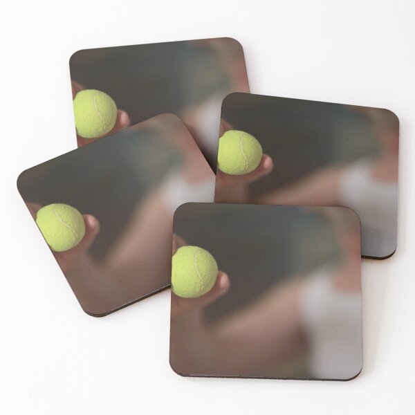 Item preview, yellow tennis ball in tennis player's hand  designed and sold by mrivserg.