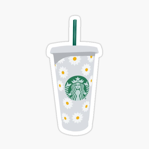 Starbucks Sunflower- Coffee Cup Sticker for Sale by brittany shaheen